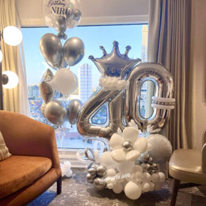 Numbers Balloon Bouquet